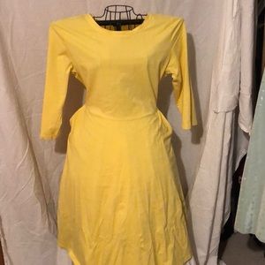 Xl comfy yellow cotton dress
